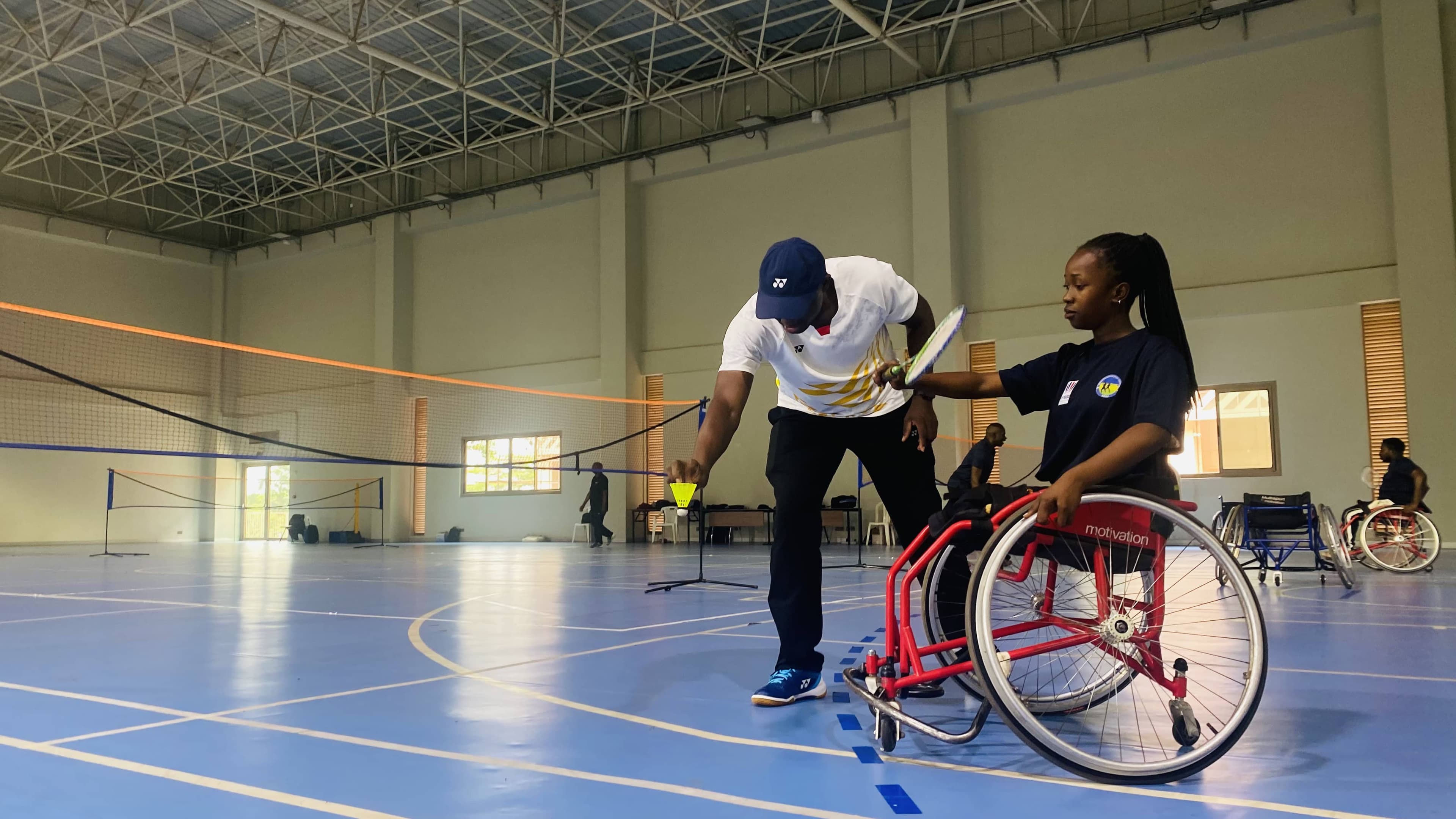Shuttle Time program - badminton coaching session
